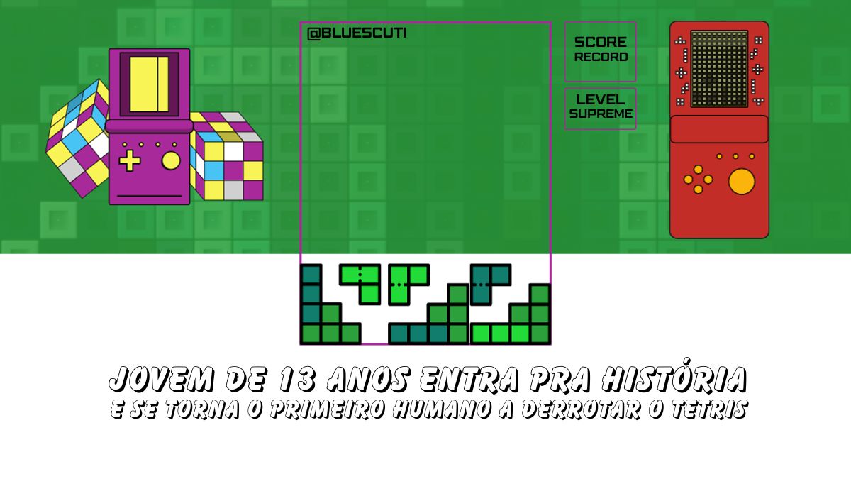 Jovem de 13 Anos entra pra História e se torna o Primeiro humano a Derrotar o Tetris